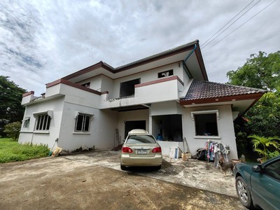 ขายบ้านเดี่ยว 1 ไร่ ท่าอิฐ โครงสร้างพร้อม 80% !!!  ขายที่ดินพร้อมสิ่งปลูกสร้าง  ต.ไทรม้า อ.เมือง จ.นนทบุรี ใกล้ตลาดท่าอิฐ