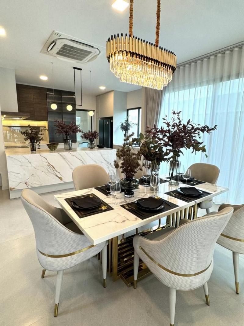 HR 6055 ให้เช่าบ้านเดี่ยว2ชั้น พูลวิลล่า โครงการ มัณฑนา บางนา-ตราด กม.15 ใกล้สนามบินสุวรรณภูมิ