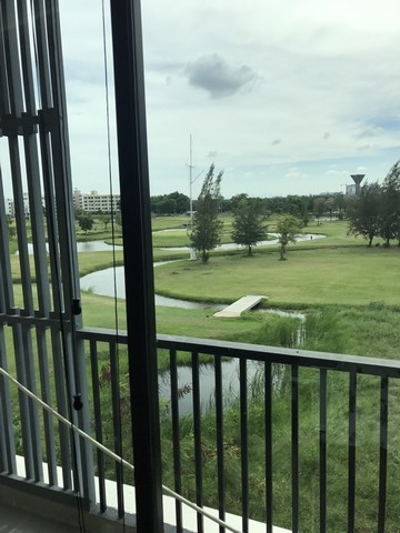 ให้เช่า Icondo ศาลายา 1 ชั้น 4 ตึก C | 2 ห้องนอน ห้องมุม วิวสนามกอล์ฟ ใกล้มหาวิทยาลัยมหิดล เดินทางสะดวก พร้อมเข้าอยู่