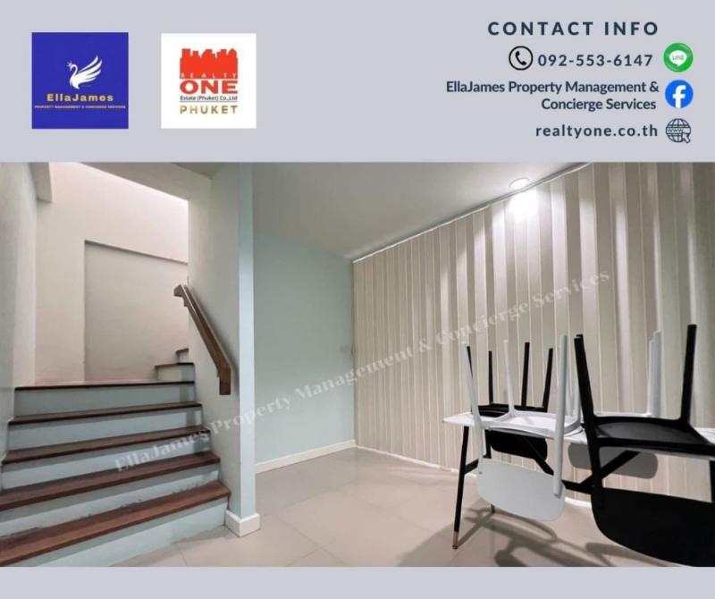 ให้เช่า บ้านทาวน์เฮ้าส์ 2 ชั้น สวยพร้อมอยู่ ใจกลางเมืองกระบี่ 19,000บาท/เดือน สัญญา 12 เดือน