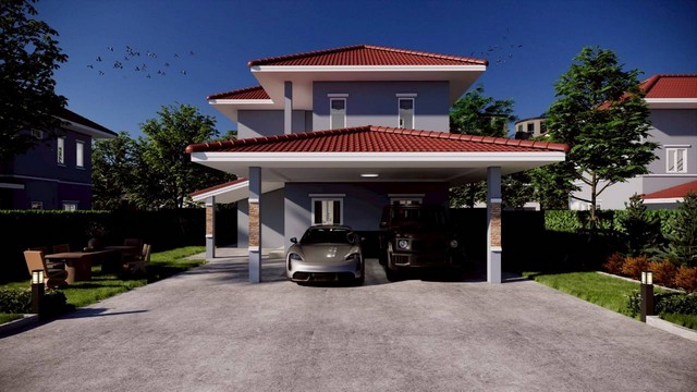 ขายบ้านเดี่ยว 2 ชั้น อำเภอเมืองลำปาง จังหวัดลำปาง เนื้อที่ 60 ตารางวา