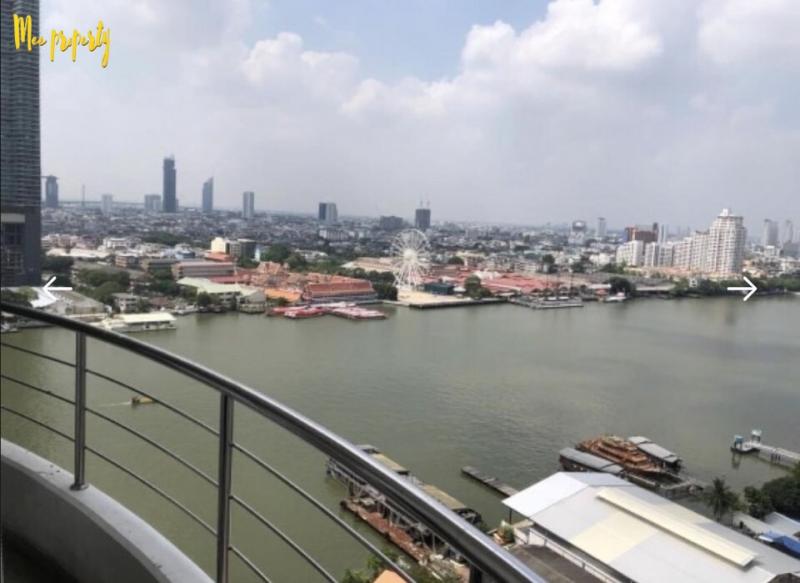 ขาย/เช่า คอนโดศุภาลัย ริเวอร์เพลส ริมแม่น้ำเจ้าพระยา ถนนเจริญนคร ห้องนอนใหญ่ ชั้นสูงวิวสวย ตกแต่งอย่างดี: ขนาด 53 ตรม. ชั้น 22