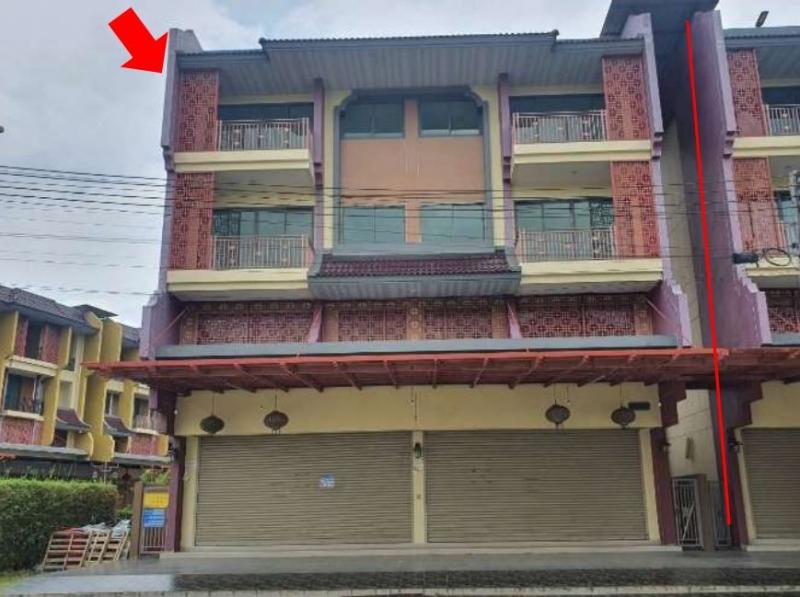 ขายตึกแถวมือสอง อำเภอสามพราน จังหวัดนครปฐม  โครงการ ไชน่า ทาวน์ เวสต์เอ็นต์