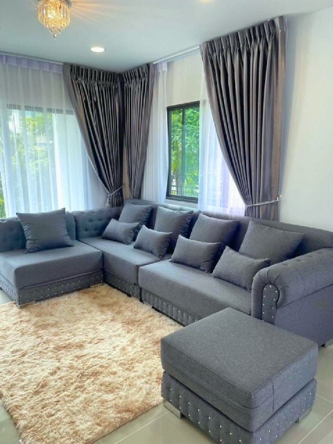 บางนาการ์เค้น ABACบางนา 2.8 กม. บางเสาธง บางบ่อ ให้เช่าบ้านเดี่ยวหรู 2 ชั้น 62ตร.วา.250ตร.ม.พร้อมเฟอร์ 3นอน  รพ.บางนา 2 1.9 กม. 3น้ำ