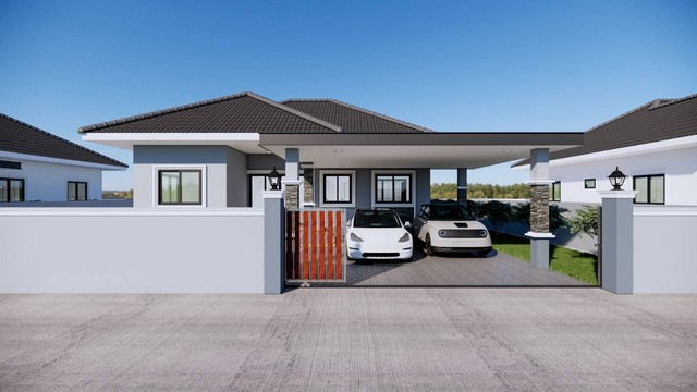 ขายบ้านเดี่ยวชั้นเดียว โครงการอลินจามเทวี อำเภอเมือง จังหวัดลำปาง