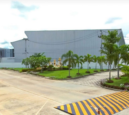 ให้เช่าโกดังศรีราชาชลบุรี  พื้นที่สีเหลือง สามารถวางสินค้าได้