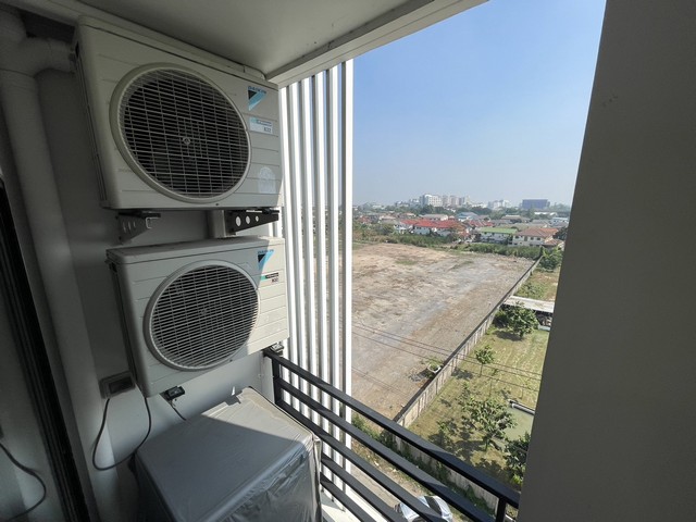 ขายวีคอนโด ศาลายา ห้องมุม มีหน้าต่างห้องนั่งเล่น ชั้น 7 ตึก 12A โครงการพร้อมอยู่