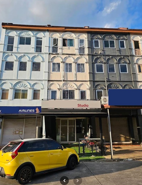 BIGC 700ม. Lotus เยาวราช รพ.กรุงเทพภูเก็ต ให้เช่าอาคาร 4 ชั้น ตกแต่งใหม่ 482ตร.ม. 5ห้อง 4 น้ำ  เซ็นทรัล ภูเก็ต 3กม. 