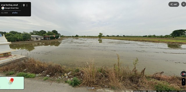 ขาย ที่ดิน เปล่า ที่นา เนื้อที่ 7-3-53 ไร่ ถนนอ่างทอง-ท่าเรือ ใกล้วัดโคกใหญ่ บ้านหมอ สระบุรี