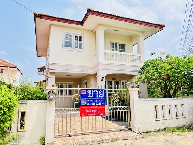 ขายบ้านเดี่ยว อริสสา 4 บางใหญ่ 82 ตร.ว.บ้านมุมวิวสวน ใกล้เซ็นทรัลเวสเกต ราคาตามสภาพ