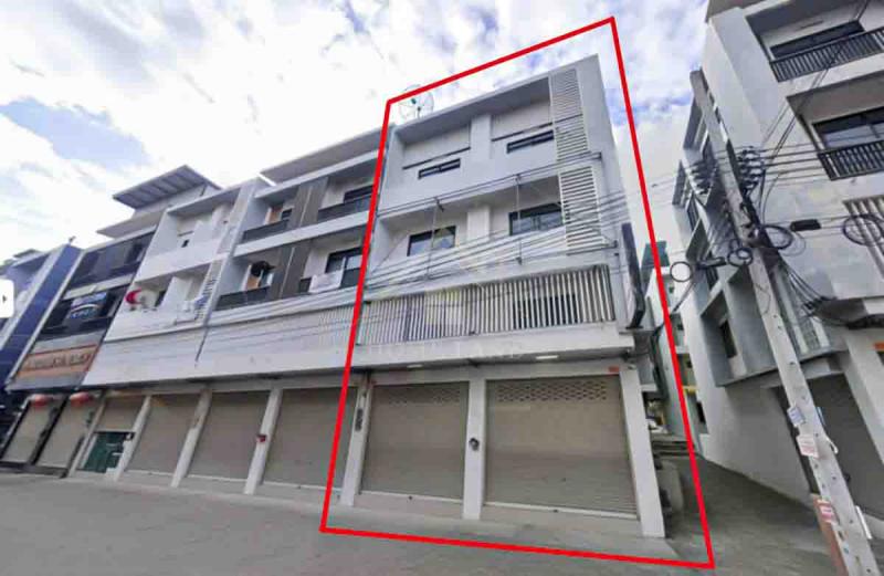 อาคารพาณิชย์ 3.5 ชั้น ทำเลทอง หน้าท่าเรือแหลมฉบัง ศรีราชา ชลบุรี (หลังมุม)