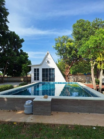 บ้านเดี่ยวมือสองพัทยา พร้อมที่ดิน ติดอ่างเก็บน้ำชากนอก พัทยา บางละมุง ชลบุรี FP-L0852