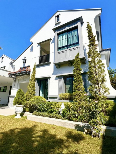 ขายบ้านเดี่ยว 107 ตรว. หมู่บ้านนันทวัน พระราม9-กรุงเทพกรีฑาตัดใหม่ ตกแต่งพร้อมอยู่ สไตล์ฝรั่งเศส แปลงมุมเป็นส่วนตัว ใกล้นานาชาติ Brighton