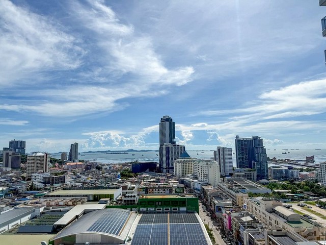 คอนโดเช่าศรีราชา บนถนนสุขุมวิท คีนเซ็นเตอร์ ศรีราชา ชั้นสูง วิวทะเล TP-C1422