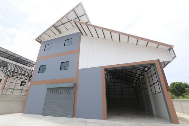 ให้เช่าโกดัง 708 ตรม. พร้อมที่พักอาศัย ย่านบางใหญ่ ครบทุกฟังก์ชัน ( 2 ยูนิตพร้อมเข้าอยู่ )