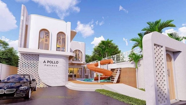 ขายด่วน พูลวิลล่าหรู โครงการ A Pollo Pattaya ใกล้หาดจอมเทียน