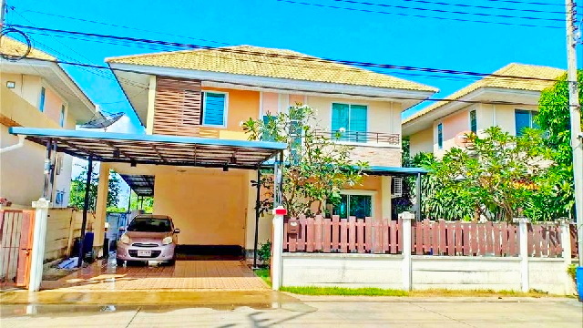 บ้านเกาะ วัดป่ามหาไชย 540ม. จัดเต็มเฟอร์ 3-4นอน 100ไร่คาเฟ่ 1.5กม. ให้เช่าบ้านเดี่ยวหรู 2ชั้น 62ตร.วา. 242ตร.ม.  3น้ำ นิคมสมุทรสาคร 