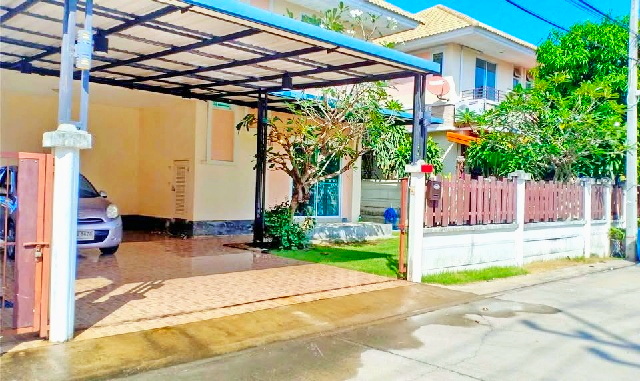  บ้านเกาะ 100ไร่คาเฟ่ 1.5กม.ให้เช่าบ้านเดี่ยวหรู 2ชั้น 60ตร.วา. 240ตร.ม. วัดป่ามหาไชย 540ม. จัดเต็มเฟอร์ 3-4นอน 3น้ำ นิคมสมุทรสาคร 