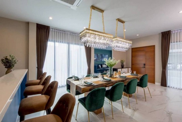 ขายหรือให้เช่า บ้านเดี่ยว 2 ชั้น Palm Springs Privato เชียงใหม่ พื้นที่ 413 ตร.ม. Modern Luxury Pool Villa หลังมุม