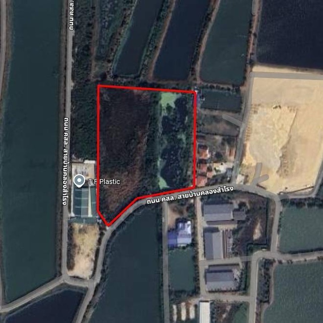 BL167 ขายที่ดิน 15 ไร่ บางนา-ตราด กม.23 | ผังเมืองสีม่วง เหมาะสร้างโรงงาน โกดัง อุตสาหกรรม