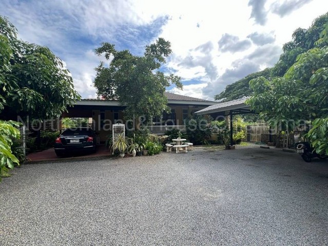 ขายขาดทุน บ้านเดี่ยวชั้นเดียว พื้นที่สวน ต้นไม้รอบบ้าน โครงการวังตาล หางดง