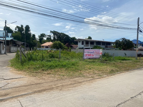 ขายที่ดินเปล่า 200 ตารางวา (โฉนด 2 แปลง) ติดถนนคอนกรีต 2 ด้าน ต.ไม้งาม อ.เมือง จ.ตาก