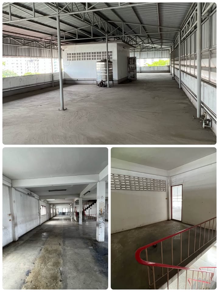 ให้เช่าอาคาร 4 ชั้น  112วา  1500 ตรม. (ตึก 4 ชั้น) 938 ตร.ม. ดาดฟ้า(ชั้น5) มีทำหลังคาสูง 245 ตร.ม.ถนนอุดมสุข