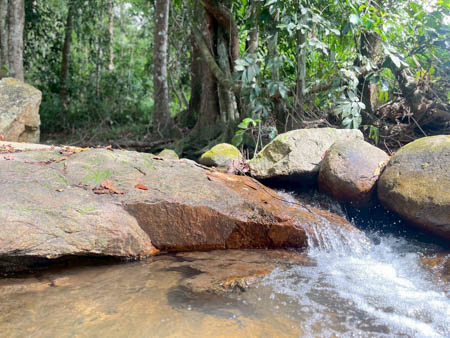 For Sale or Long Lease: 3 Rai of Prime Land  Area of Koh Samui Mountain-View Land with Stream in Lipa Noi, Koh Samui