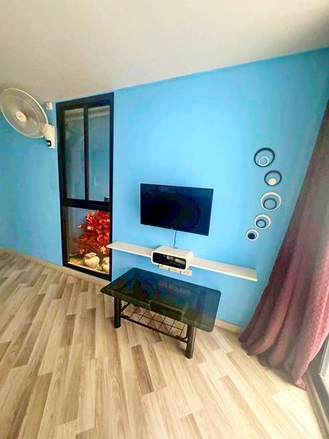 พร้อมเฟอร์ ศรีปทุม บางเขน 4.7กม.เดอะ คริสตัล 1.8 กม ม.ให้เช่า Vento Condo 35ตร.ม 1นอน 1น้ำ 1แอร์ MRT มัยลาภ 3.1 กม.