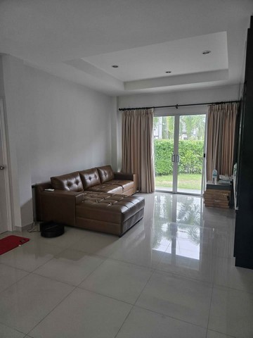 ให้เช่าบ้านเดี่ยวโครงการ รสิกาวิลล่าการ์เด้น3  หลังมุม  2 ชั้น ใกล้ห้าง Central Westgate & รถไฟฟ้าสายสีม่วง บางพลู