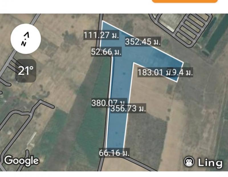 ขายที่ดินแปลงใหญ่ 35 ไร่ 17ตารางวา ผังสีม่วง เหมาะสำหรับโรงงาน 