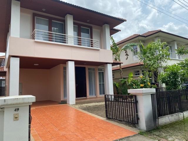 ให้เช่าบ้านเดี่ยว 2 ชั้น 62 ตรว. 2 ห้องนอน บางกอกวิลล่า ถนนประดิษฐ์มนูธรรม เลียบด่วน ใกล้ รร.นานาชาติฝรั่งเศส, KIS, Regent, SISB เหม่งจ๋าย