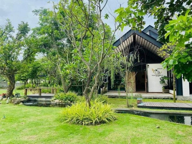 ขายที่ดินพร้อมกิจการคาเฟ่ ทำเลดี ติดลำธาร ใกล้นิคมอุตสาหกรรมบ่อวิน ศรีราชา FP-L0880