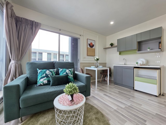 ขาย The key แจ้งวัฒนะ ห้องมุมสวยชั้นสูงลมโกรกโล่งสบาย