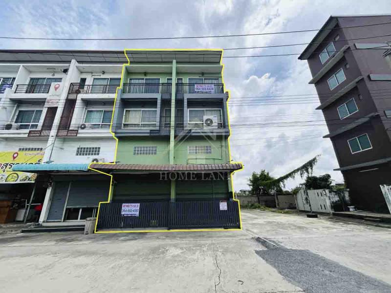 ตึกแถว 3.5 ชั้น 2 คูหา ติด ถ. เลียบวงแหวนประชาอุทิศ ทุ่งครุ (หลังมุม)