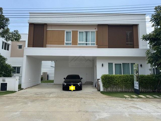 ให้เช่าบ้านเดี่ยว 2 ชั้น 58 ตรว. โครงการโมเดน บางนา-เทพารักษ์ ( บางบ่อ ) ใกล้ รพ.บางบ่อ