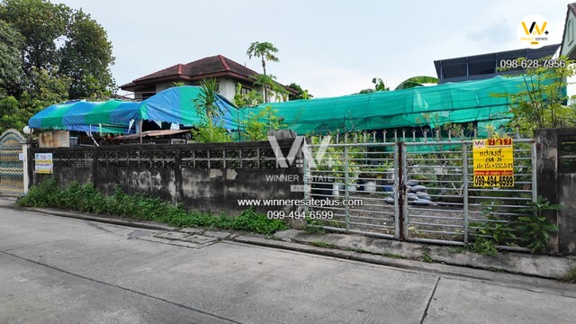 พื้นที่ดิน - 3200000 BAHT  ใหญ่ขนาด 84 sq.wa 0 งาน 0 RAI ไม่ไกลจาก เดอะมอลล์บางกะปิ หรููสงบ สวยถมแล้วสูงกว่าถนน
