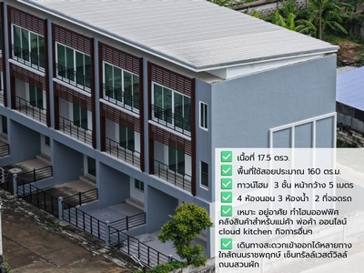 ทาวน์โฮมมือ1!! ใกล้เซ็นทรัลเวสต์วิลล์!! ขาย บ้าน ทาวน์โฮม 3 ชั้น 17.5 ตร.ว. โครงการ Royal Home ราชพฤกษ์ ทำเลดีใกล้ ราชพฤกษ์ สวนผัก บางกรวย