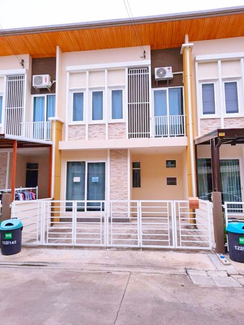 บุญถาวรพระราม2 บิ๊กซี พันท้ายนรสิงห์ 1.2 กม.4 นอน 2 น้ำ ให้เช่าทาวน์เฮ้าส์หรู 2 ชั้น 1.5 กม. พร้อม เครื่องใช้ไฟฟ้า   รร.บางน้ำจืด 1.7 กม.  