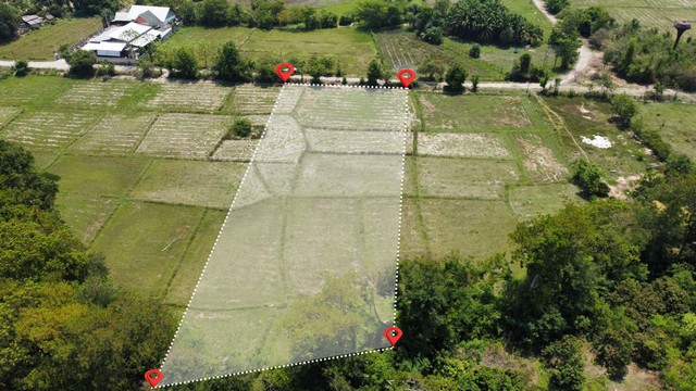 ที่ดินแปลงสวยเงียบสงบขายต่ำกว่าราคาประเมินพิกัดหางดงบรรยากาศดี