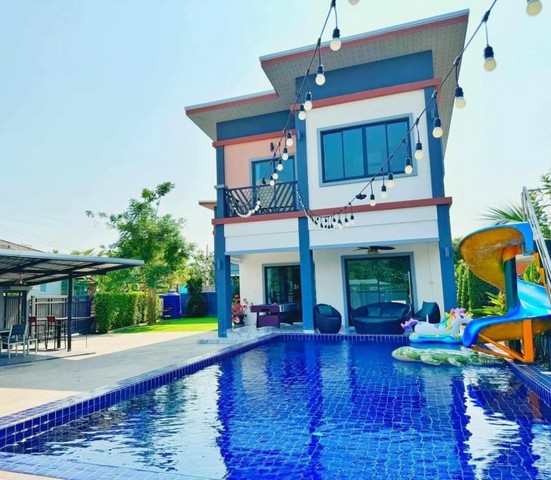 ขายบ้านพลูวิลล่า ใกล้หาดจอมเทียน พัทยา บางละมุง ชลบุรี FP-H0968