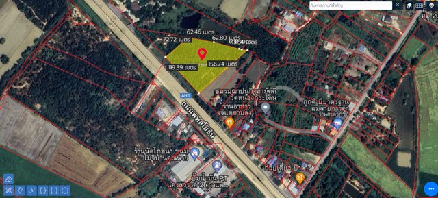 ขายด่วน ที่ดินเปล่า 8-2-96 ไร่ ทำเลทอง  ติดถนนพหลโยธิน ใจกลางเมืองนครสวรรค์   ZK511 