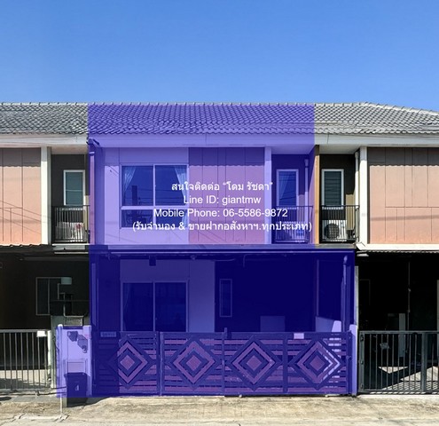 TOWNHOME ทาวน์โฮม 2 ชั้น (รีโนเวท และต่อเติมแล้ว) ในหมู่บ้าน ถนนสามวา รามอินทรา-มีนบุรี 17.8 ตร.ว. 3 น 2 น้ำ 1 จอดรถ ราคา 2,317,500 บาท ขนาด = 18 ตาราง-วา 0 Ngan 0 Rai 3 ห้องนอน 2 Bathroom 2317500 THB Good