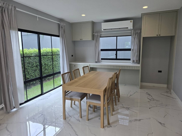 บ้านเดี่ยวให้เช่า เศรษฐศิริ ดอนเมือง ขนาด 60 ตรว 4 นอน ใกล้ รร. นานาชาติฮาร์โรว์ ตรงข้ามสนามบินดอนเมืองและรถไฟฟ้าสายสีแดง