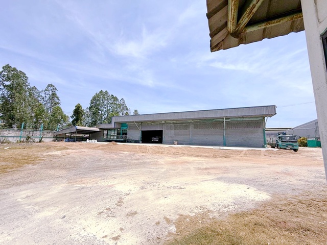 พร้อมออฟฟิศ 2 ไร่ ตลาดนัดบางโทรัด 1กม. ตลาดลอนดอน 2กม. สมุทรสาคร ให้เช่าโรงงาน  2 งาน 1,450 ตร.ม. รร.เฉลิมพระเกียรติสมเด็จฯ 1.5 กม.