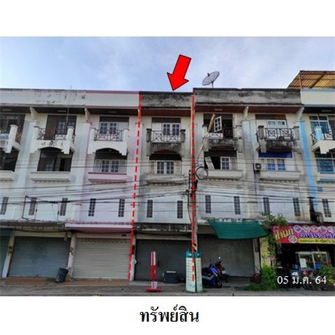 ขายอาคารพาณิชย์ 3 ชั้น ถนน แหลมทอง ตำบล ทุ่งศุขลา อำเภอ ศรีราชา จังหวัด ชลบุรี