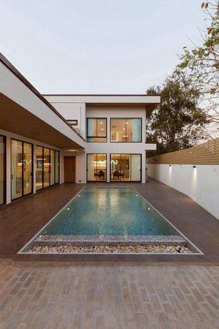 ให้เช่าพูลวิลล่า สไตล์โมเดิร์น พร้อมเข้าอยู่ ในโครงการ บ้านในฝัน ป่าแดด