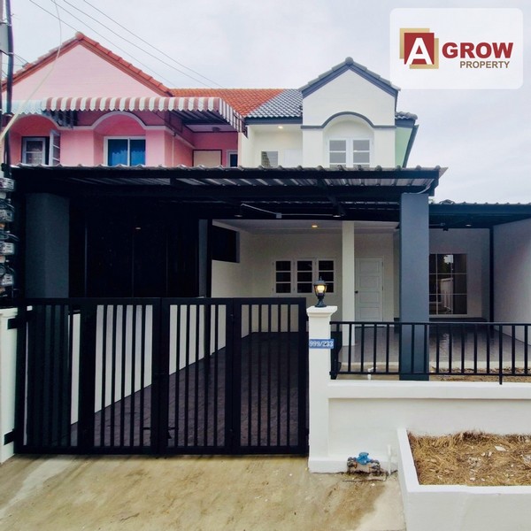 หมู่บ้านพนาสนธิ์ วิลล่า 12 ซอยเทศบาลบางปู บ้านหลังมุม ตกแต่งใหม่พร้อมอยู่