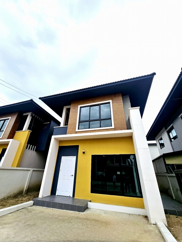  ขายบ้านแฝดสไตล์บ้านเดี่ยว ทำเลรังสิต คลอง 7 :: ม.เลอวิลล์ 41.8 ตร.ว. 3 ห้องนอน 3 ห้องน้ำ 2 ที่จอดรถ 