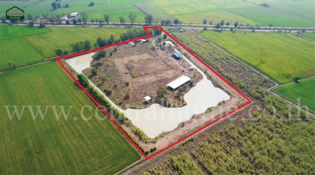 R1 ที่ดิน 11 ไร่ 10 ตร.วา ถมแล้ว ติดโซล่าเซลล์ สุพรรณบุรี